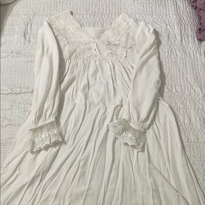 Vintage White Lace Nightgown